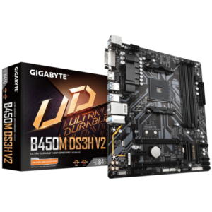 Gigabyte B450M DS3H V2 AMD AM4 DDR4 Motherboard