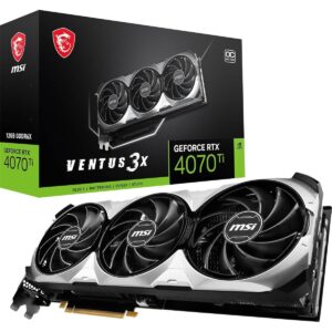 MSI GeForce RTX 4070 Ti Ventus 3X 12GB OC Graphics Card
