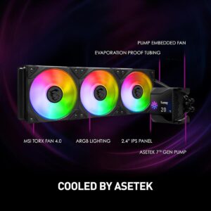 MSI MPG CoreLiquid D360 ARGB AIO 360mm Liquid CPU Cooler
