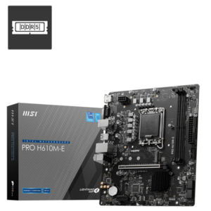 MSI PRO  H610M-E DDR5 Micro-ATX LGA 1700 Motherboard