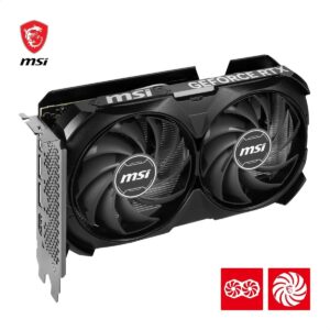 MSI GeForce RTX 4060 Ti Ventus 2X Black 16GB OC Graphics Card