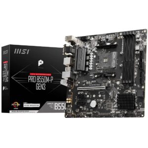 MSI Pro B550M-P Gen 3 AMD AM4 Motherboard