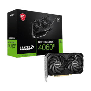 MSI GeForce RTX 4060 Ti VENTUS 2X BLACK 8G OC Graphics Card