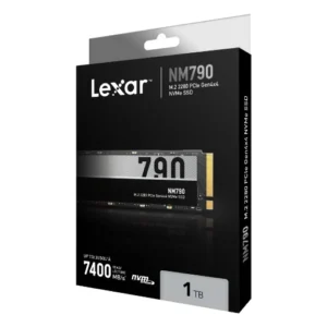 1TB LEXAR NM790 (PCIe Gen4) NVMe 2.0 M.2 SSD - Seq R/W: Up to 7,400/6,500MB/s
