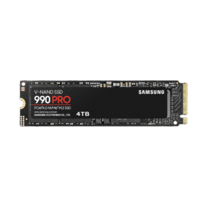 4TB SAMSUNG 990 Pro (PCIe Gen4) NVMe 2.0 M.2 SSD -  Seq R/W: Up to 7,450/6,900MB/s