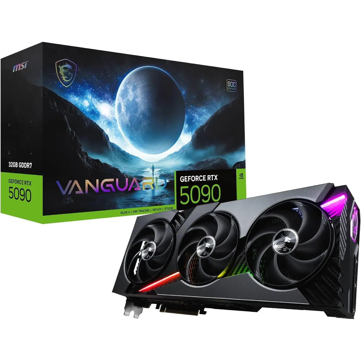MSI Gaming GeForce RTX 5090 32G Vanguard SOC Graphics Card