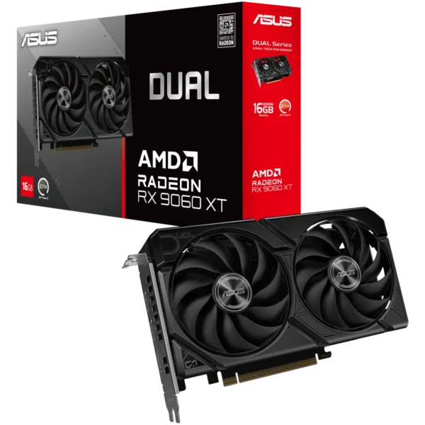 Asus Dual Radeon RX 9060 XT 16GB GDDR6 Graphics Card